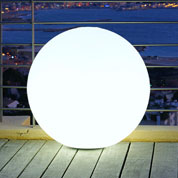 Boule Lumineuse Blanche sur Secteur -  60 cm